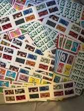 Lot de 20 carnets de timbres postal lettre verte mixte 20gr