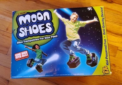 Moon Shoes Bouncy Shoes, Mini Trampolines For Your Feet, One Size, New Open Box