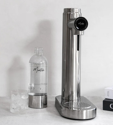 MONTEN Soda Stream Maker Edelstahl polierter Stahl Sprudelwasser modernes Design