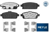 Meyle 0252509616/PD Bremsbelagsatz FüR Scheibenbremse Bremsbelagsatz