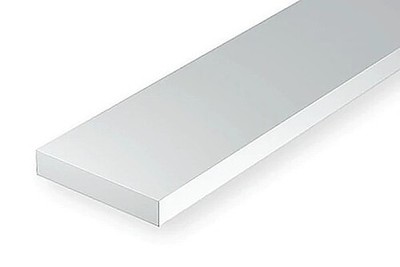 Evergreen .080 x .166 x 14 inch polystyrene strips (6) - Hobby and Model