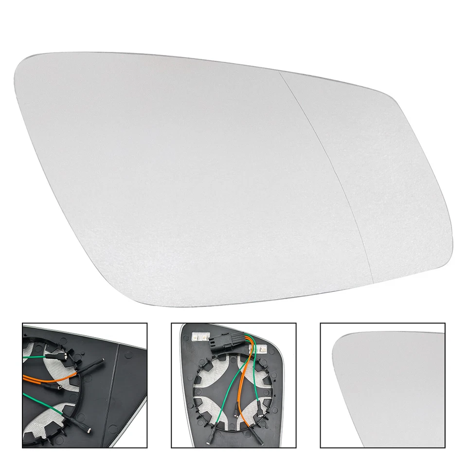 Passenger Right Side Mirror Glass 4Pin Heated For 2010-2016 BMW 528 535 550 Foto 2 de 4