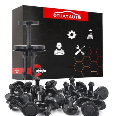 OTUAYAUTO 30Pcs Front Bumper Clips One Size, Air Deflector 