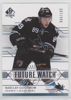2014-15 SP Authentic Future Watch 207/999 Barclay Goodrow #210 05u8