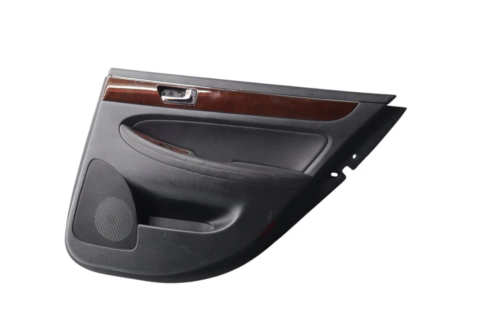 Задняя правая внутренняя дверная панель со стороны пассажира 09–10 Hyundai Genesis черная оригинальная - Изображение 4 из 4