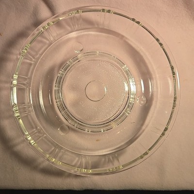 Vintage 9'' Glasbake Queen Anne Glass Baking Pan Dish Ring Mold Bundt Cake 1940's