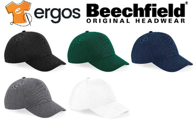 BEECHFIELD Hat ULTIMATE 6 PANEL CAP Cotton 6 Panel Visor Unisex