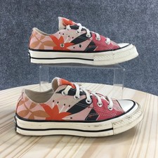 Converse Shoes Womens 5.5 Chuck 70 Low Sneakers Multicolor Canvas Floral Casual