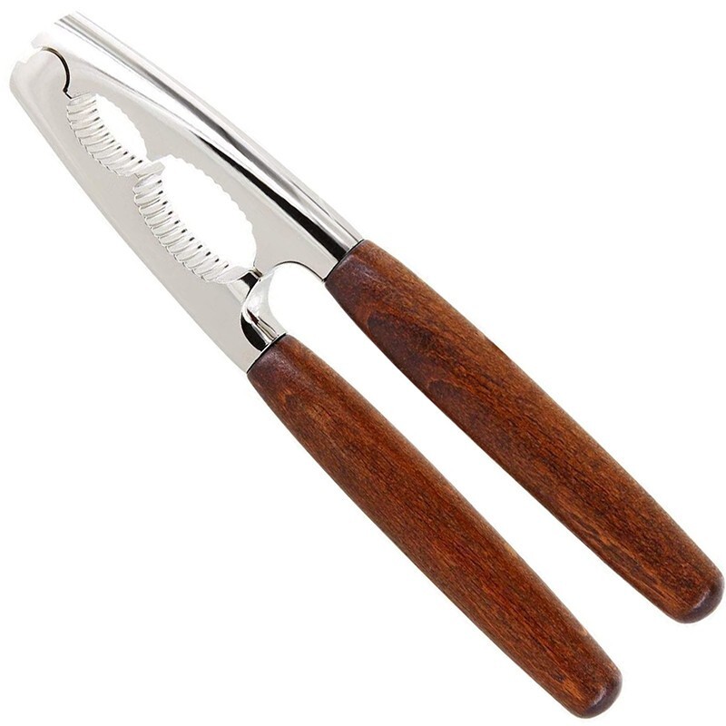 Schiaccianoci Professionale Monopol: Acciaio Inox, Legno e Forza Pura