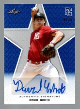2020 Leaf Perfect Game National Showcase Auto Blue #BADW1 David White 8/15