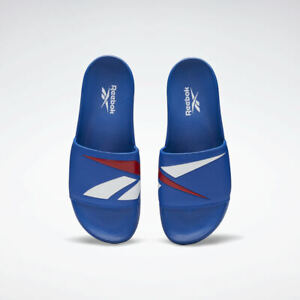 Interesse Fængsling græs Reebok Classic Slides Red White Blue Sandals Slippers FW5754 Size 14 NEW |  eBay