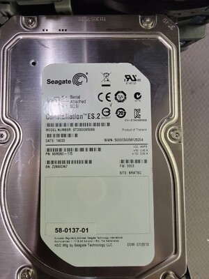 #ad Lot 10 Seagate ST33000650SS 3TB SAS 6GB s 7.2K RPM 64MB Hard Disk Drive HDD $139.00