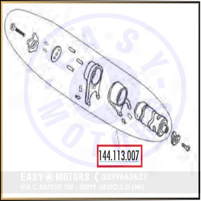 Kit Embrayage Complet Polini 144.160.011 Pour Scooter/Moto XP4 150 - Pièce Neuve D'origine