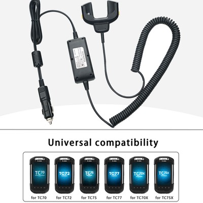Vehicle Charger Cable CHG-TC7X-CLA1-01 for Zebra TC70 TC72 TC75 TC77 TC75x TC70x