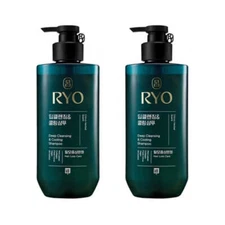 Ryo Deep Cleansing & Cooling Shampoo 480ml*2Pcs - FREE SHIPPING
