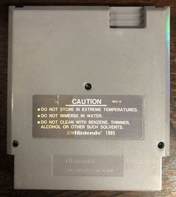 Cartucho Videojuego Tecmo World Wrestling NES Nintendo 1990 Aut&eacute;ntico Retro