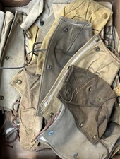 BRITISH ENFIELD WWII CANVAS BREECH COVER.