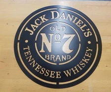 Jack Daniels Barrel Head Metal Wall Art Plasma Cut Home Decor Gift Idea 