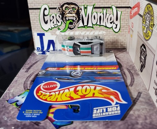 👓Hot Wheels 1999 #1115🏁Ferrari F355 CHALLENGE Gray⭐Chrome 5-Spoke Wheels - Imagen 4 de 7