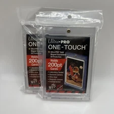 Ultra Pro One-Touch Thick Card 200pt Point Magnetic Card Holder - LOT of 2