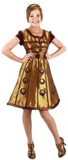 Dalek Doctor Who Dr. Alien Mutant Fancy Dress Up Halloween Adult Costume