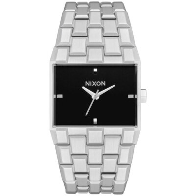 Nixon Women's Watch Ticket Quartz Black Dial Silver Tone Bracelet