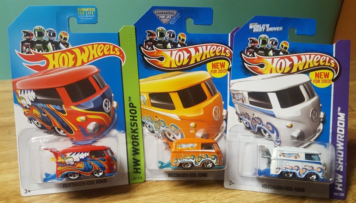 Hot Wheels VW Volkswagen Kool Kombi 1:64 Scale Lot Of 3 New | eBay