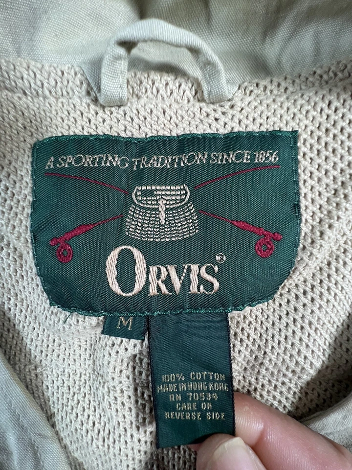 Chaleco de safari ORVIS de colección utilitario tiro caza pesca para hombre talla mediana Foto 2 de 4