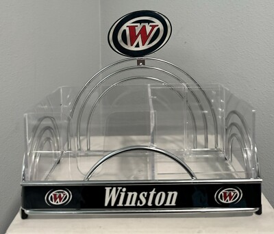 RARE Vintage Winston Bar Circle With Napkin Caddy New In Original Box