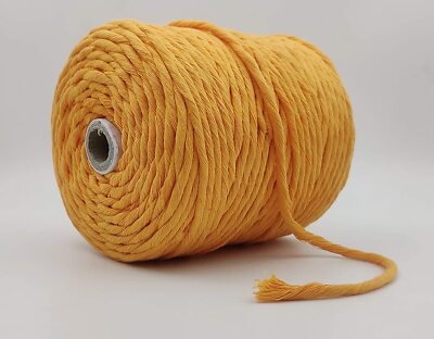 Macrame Cord Thread Single Strand Cotton for Crafts Other DIY Project 200Mtr 4MM