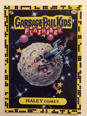 Garbage Pail Kids Topps Sticker 2011 Flashback Series 2 Yellow Haley Comet 49a