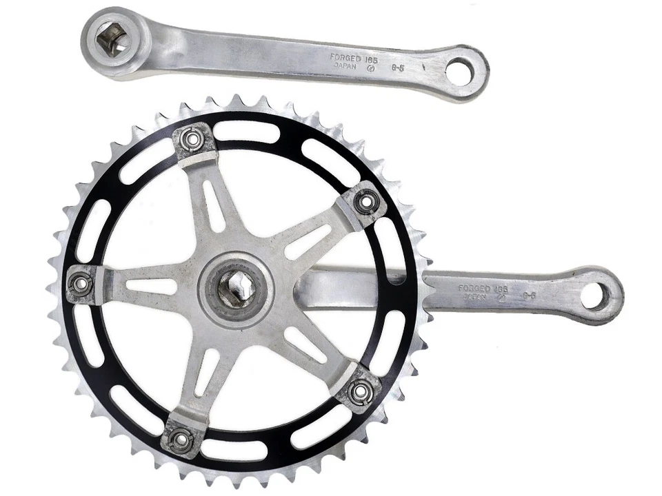 Bielas vintage Sugino maxy Old School BMX 144 mm con plato 44t 165 mm Foto 2 de 4