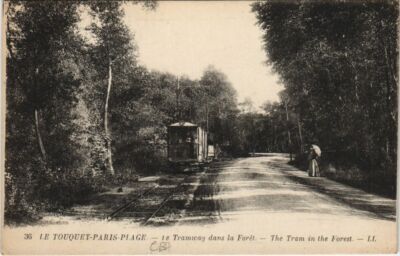CPA LE TOUQUET-PARIS-PLAGE Le Tramway dans la Foret (979662)