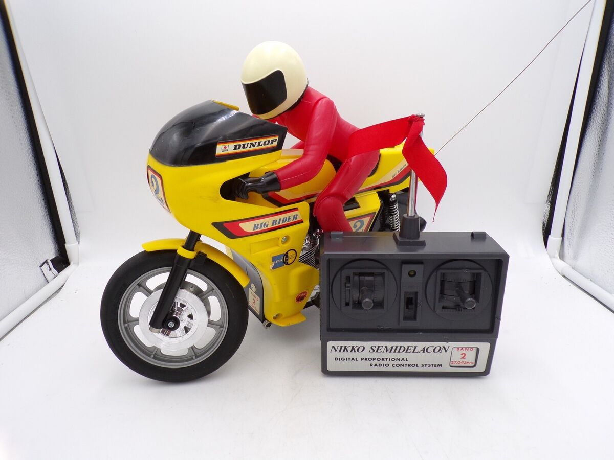 Vintage 1980 Nikko Japan R/C Big Rider I300C Motorcycle 1:6 Vintage 1980 Nikko Japan R/C Big Rider I300C Motorcycle 1:6