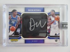 2021-22 Panini Instant NBA Home & Away Davion Mitchell Rookie RC Auto SSP 7/10