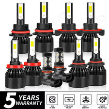 For Ford F150 2004-2014 LED Headlight Bulbs Kit High / Low Beam + Fog Light