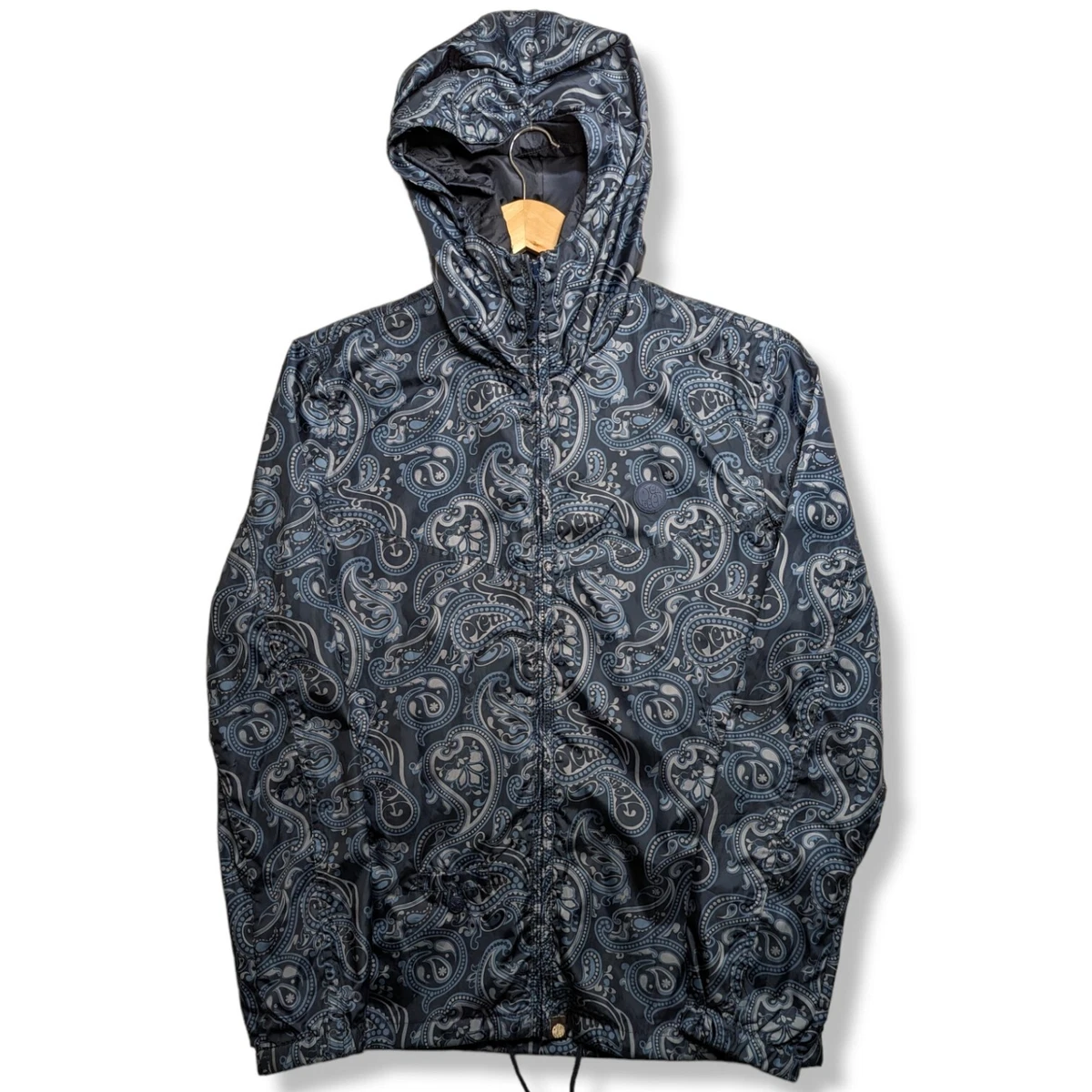 Pretty green water resistant hooded jacket deals