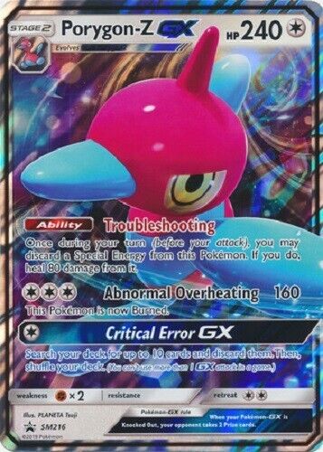 Pokémon TCG - Porygon-Z GX SM216 Jumbo - Oversized Black Pokémon TCG - Porygon-Z GX SM216 Jumbo - Oversized Black