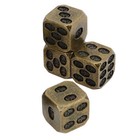ZZ1 7pcs Metal Dice Set Exquisite Square Inlaid Skull Pattern Dice Board Game Pr