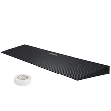 Cuttable Threshold Ramp  1.2" Rise Rubber Wheelchair Ramp Solid 35.4" Wide
