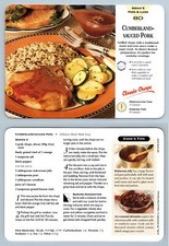 Cumberland-Sauced Pork #80 Pork/Lamb Delicious Meals Made Easy 1996 Recipe Card