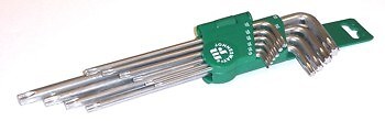 4719152162035 JONNESWAY TORX SCHLÜSSEL TYP ''L'' SATZ 10STK. SEHR LANGE 