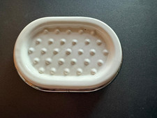 PORTASAPONE APPOGGIO CERAMICA BIANCA