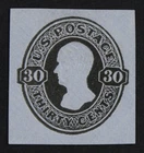 CKStamps: US Cut Square Stamps Collection Scott#U208 Unused H NG