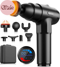 Massage Gun with Heat Deep Tissue Back Massager Neck Massager for Pain Relief,Mu