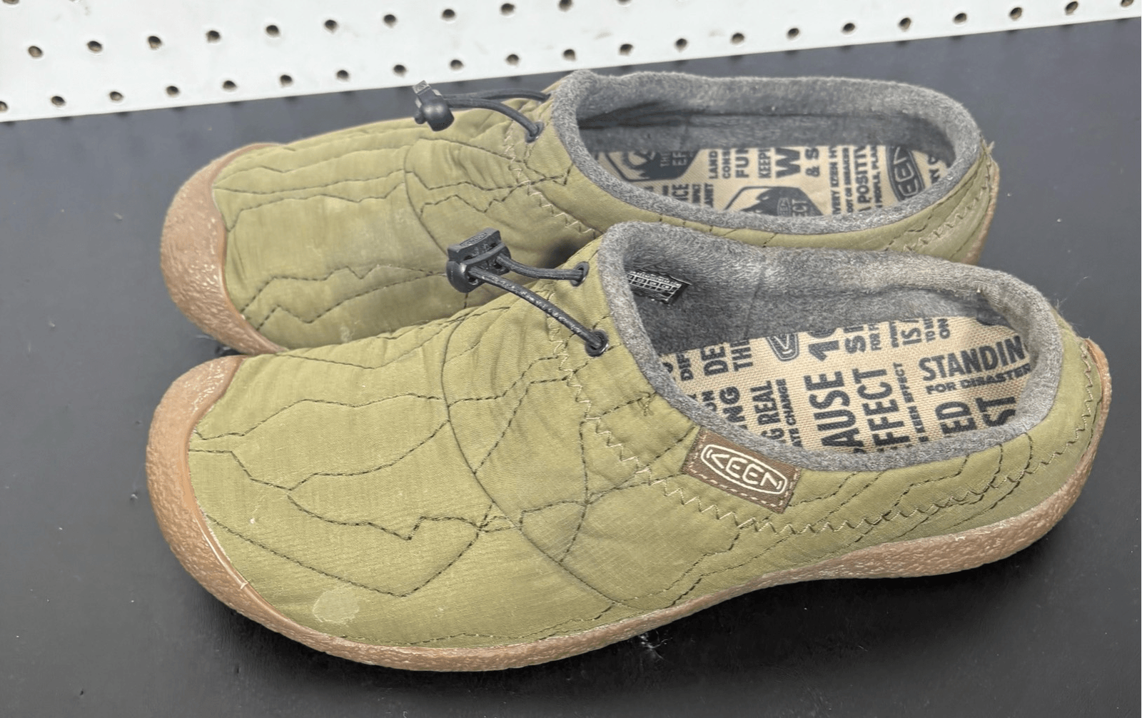 Keen ciabatte uomo Howser pelliccia sintetica taglia 10