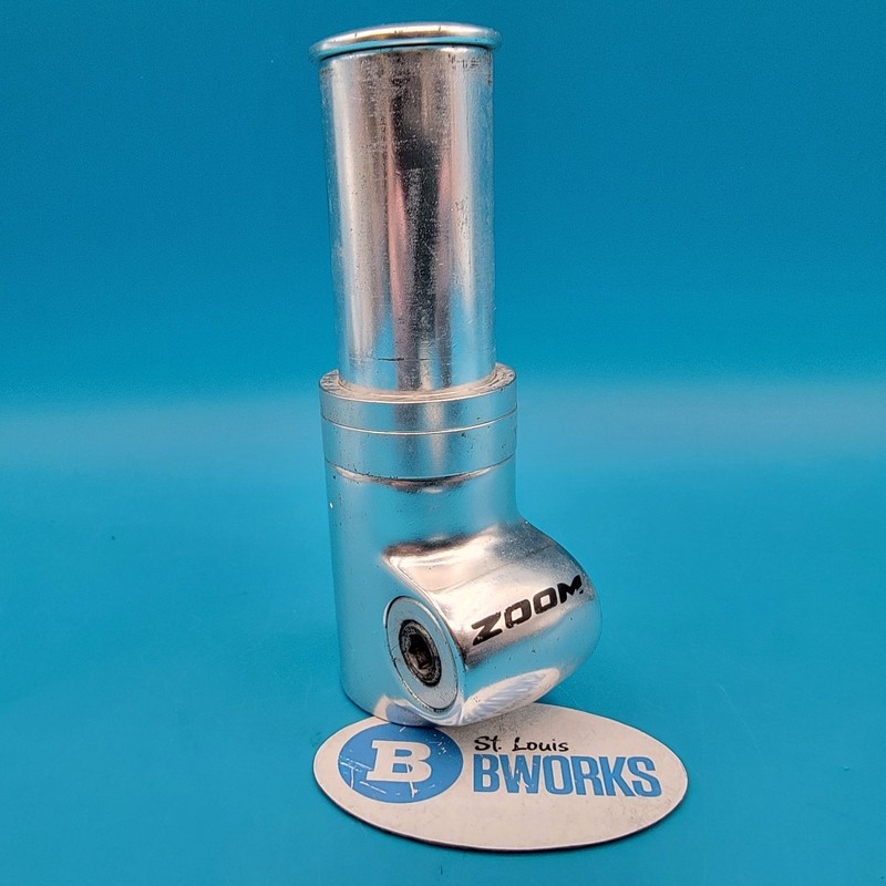 Zoom HeadsUp2 1-1/8" 65mm Bicycle Stem Extension Adapter Silver  d20