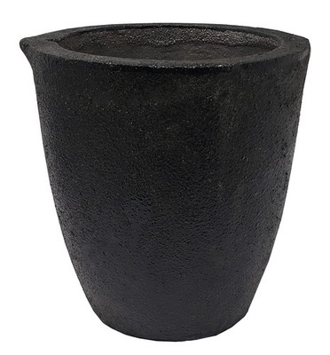 #4-8Kg Clay Graphite Crucibles Premium Black Foundry Cup Furnace Torch Meltin...