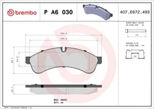 Brembo P A6 030 brake pad set, disc brake for Irisbus Iveco