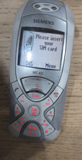 Siemens Mc60 Mobile Phone Retro Silver White Titanium